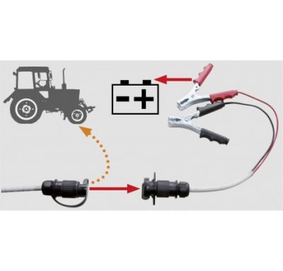 Zásuvka + zástrčka 3-pin , 6-24V